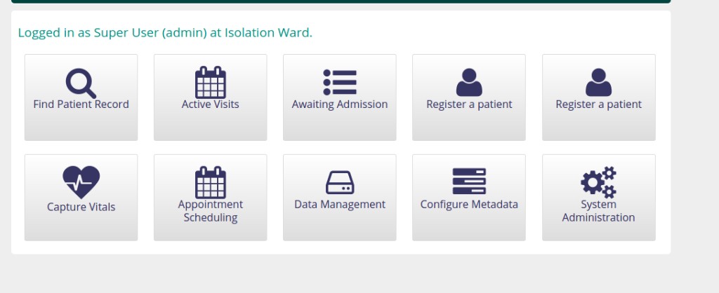 NigeriaMRS OpenMRS clinical dashboard
